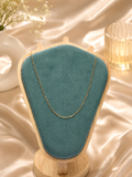 Golden Beaded Chain Necklace