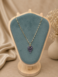 Amethyst Leaf Cluster Pendant