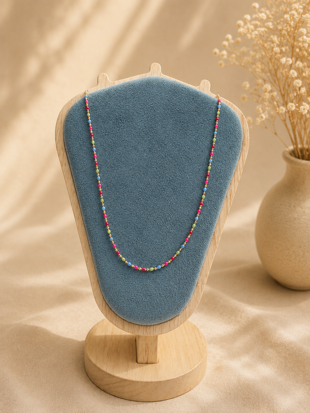 Candy Bloom Beaded Necklace