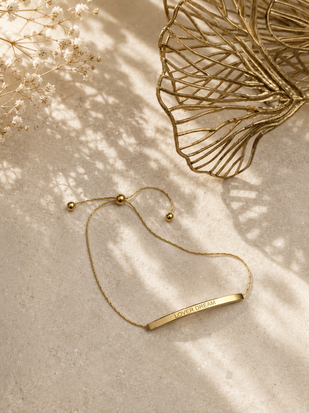 Dream Engraved  Bracelet