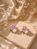 Daisy Pearl Studs