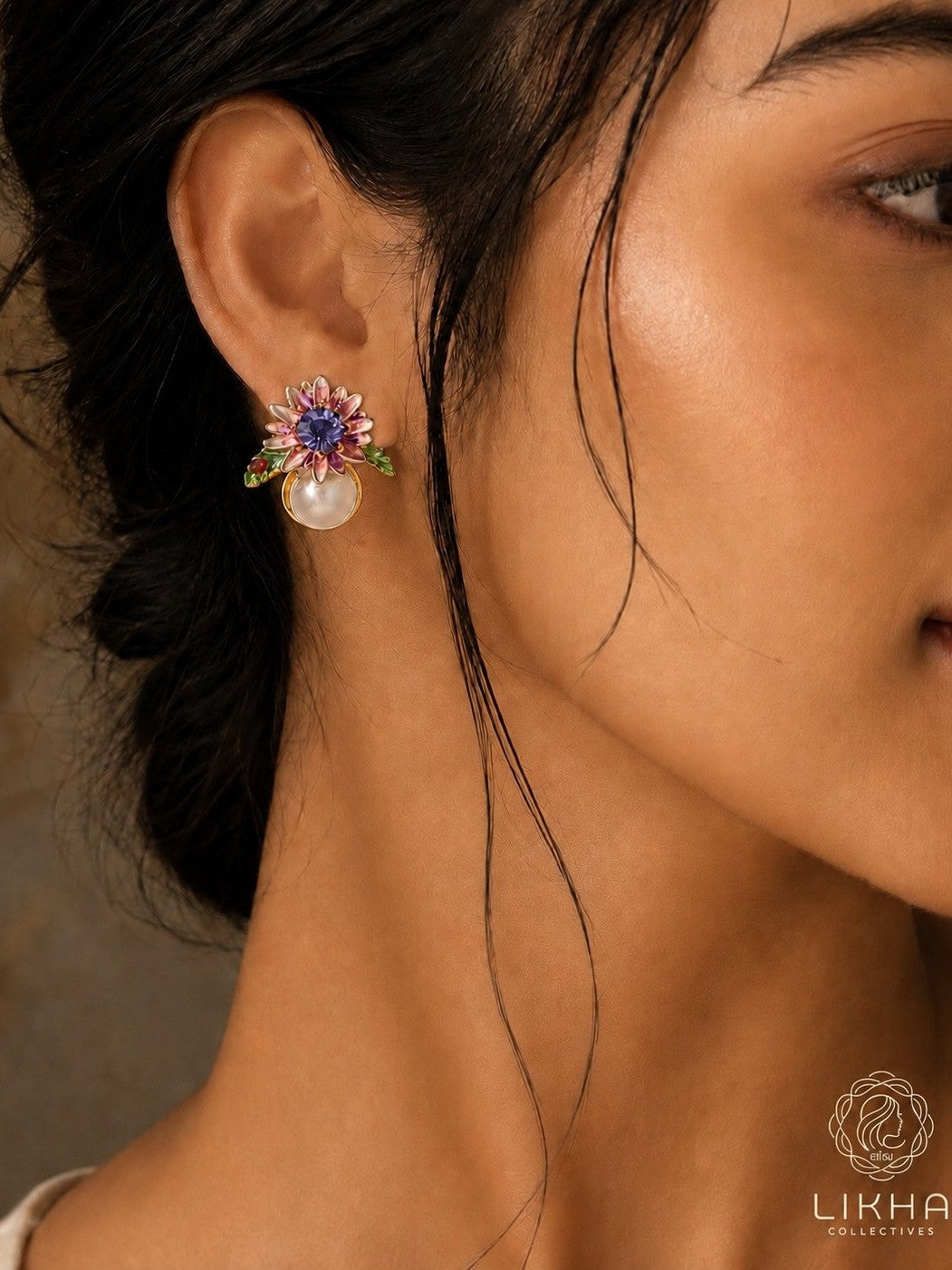 Daisy Pearl Studs