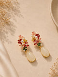 Floral Teardrop Earrings