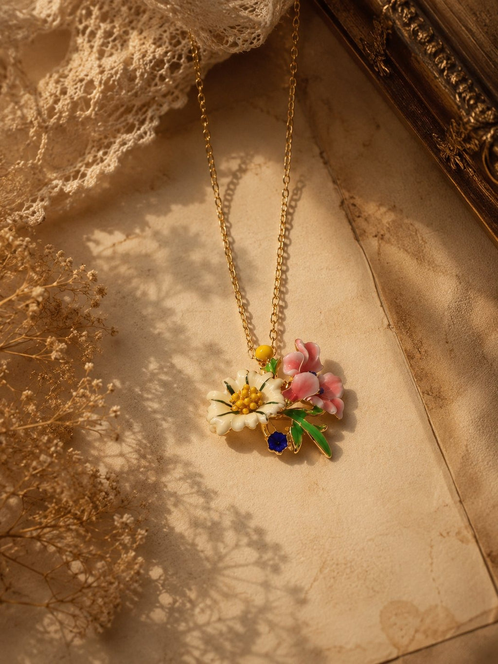 Floral Bouquet Pendant
