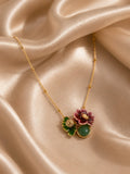 Lotus & Jade Pendant