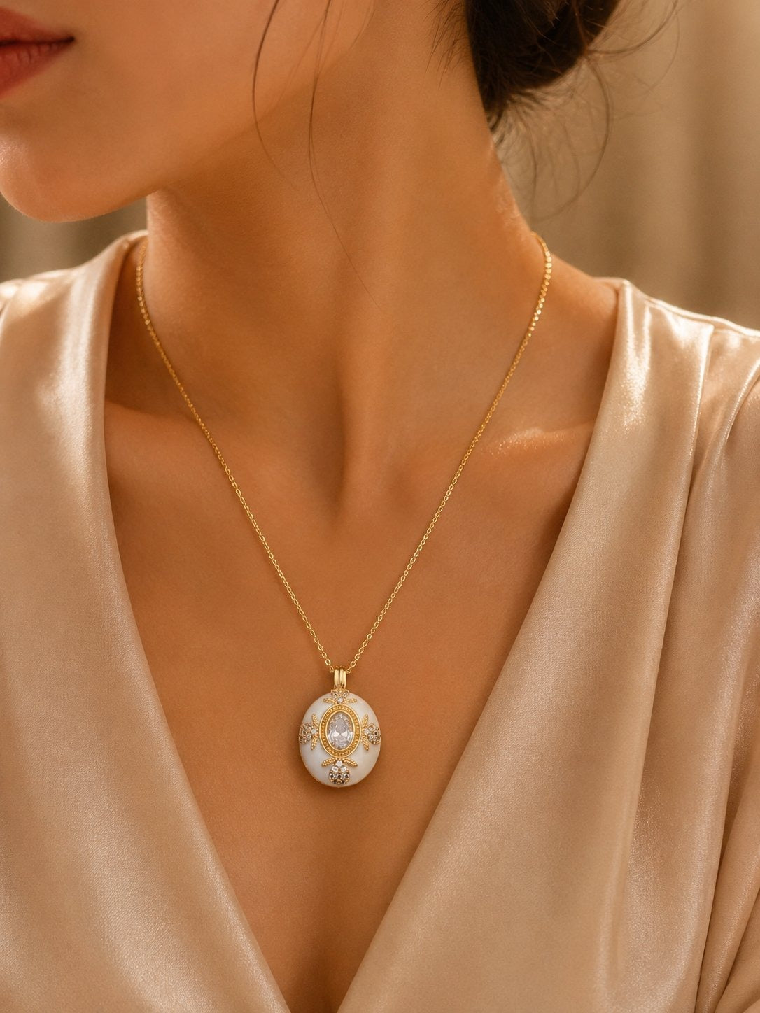 Pearl Locket Pendant
