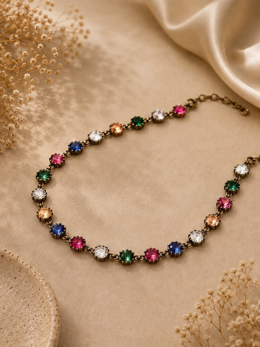 Rainbow Crystal Choker