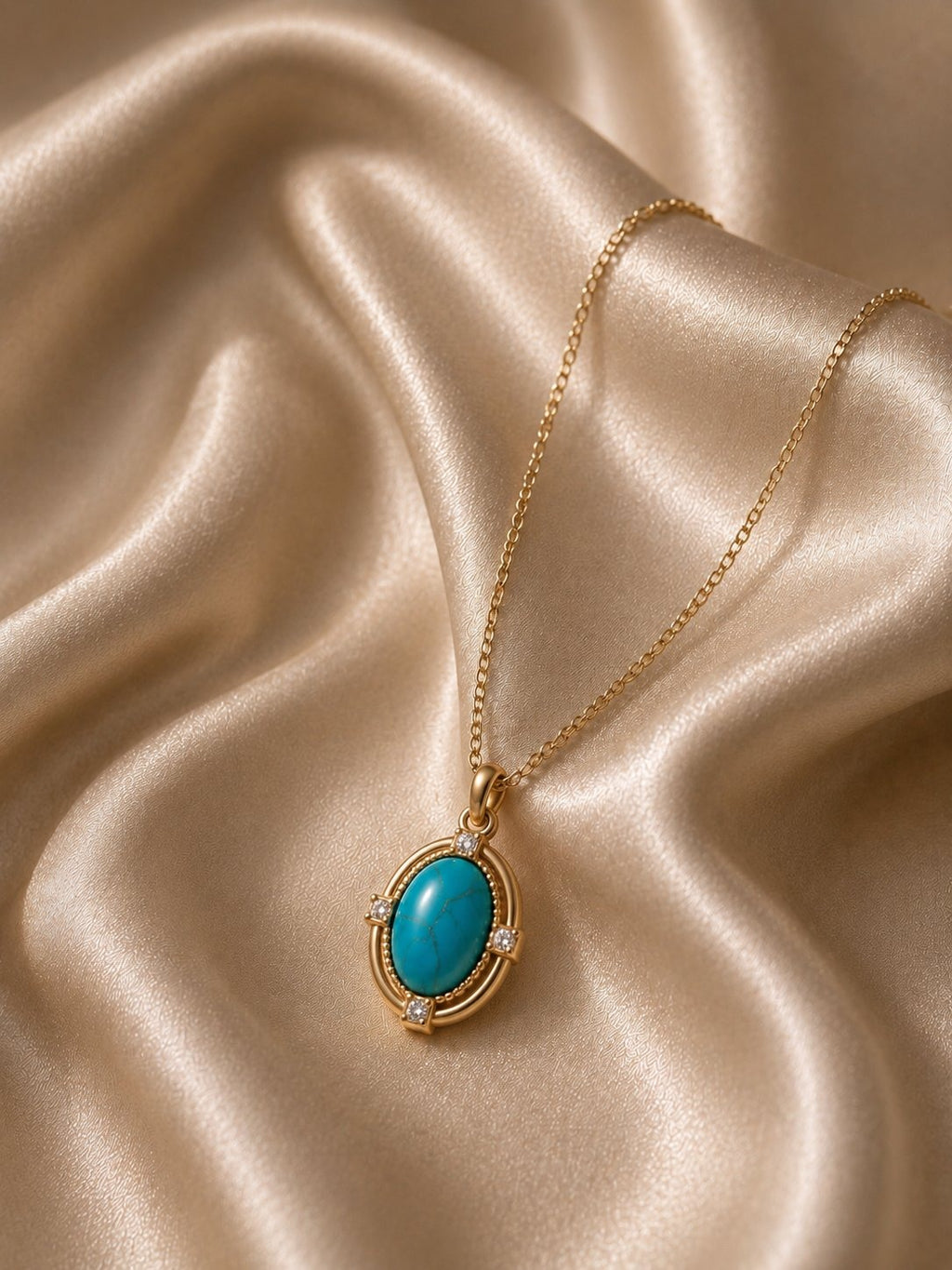 Turquoise Oval Pendant
