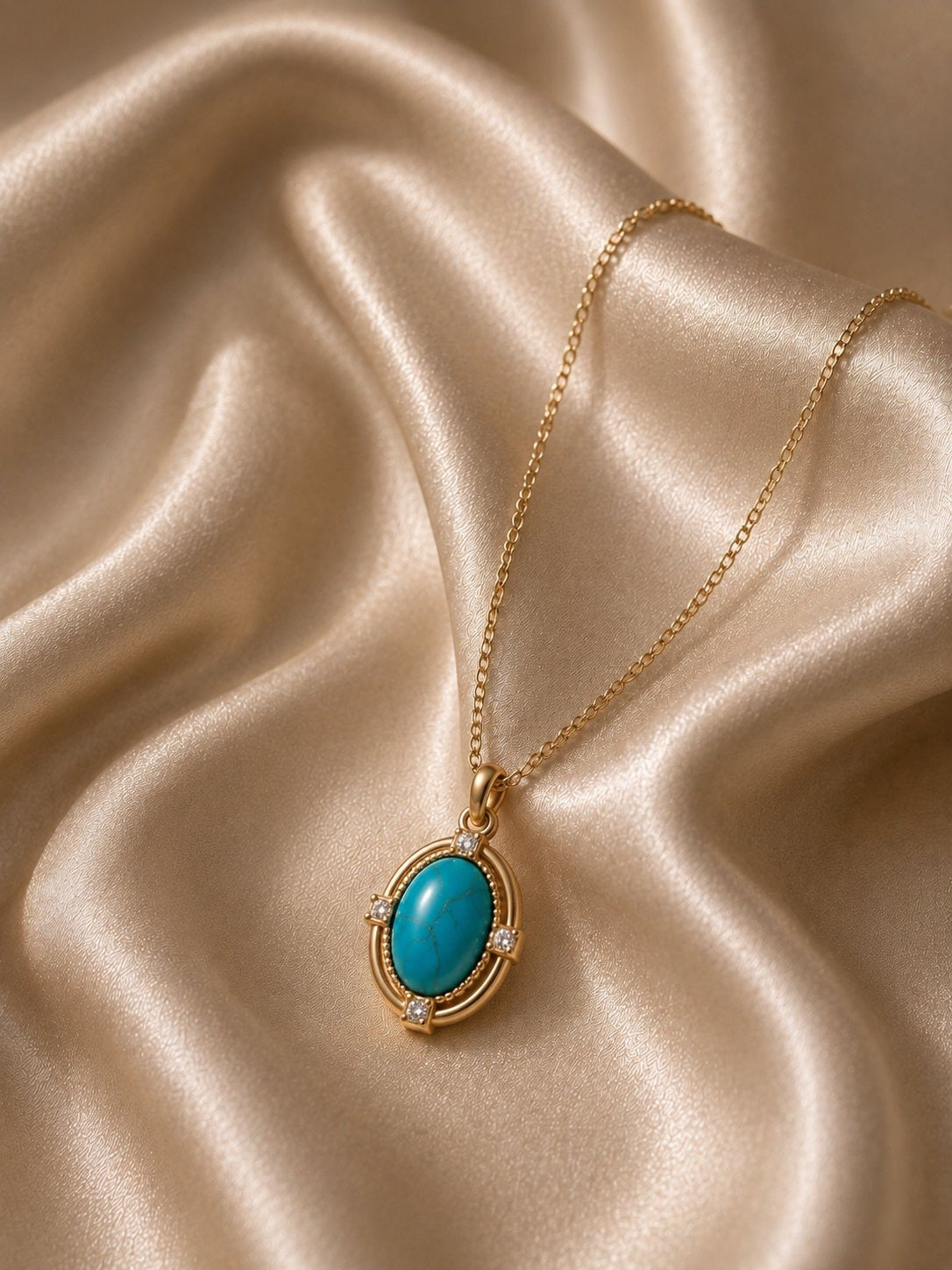 Turquoise Oval Pendant
