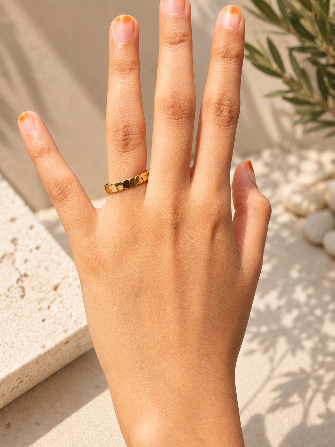 Luna Disc Ring