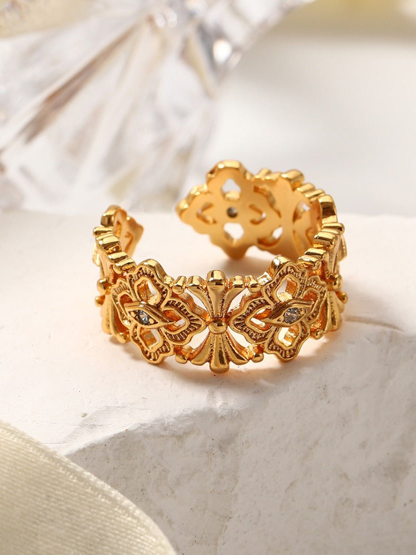 Floral Filigree Band