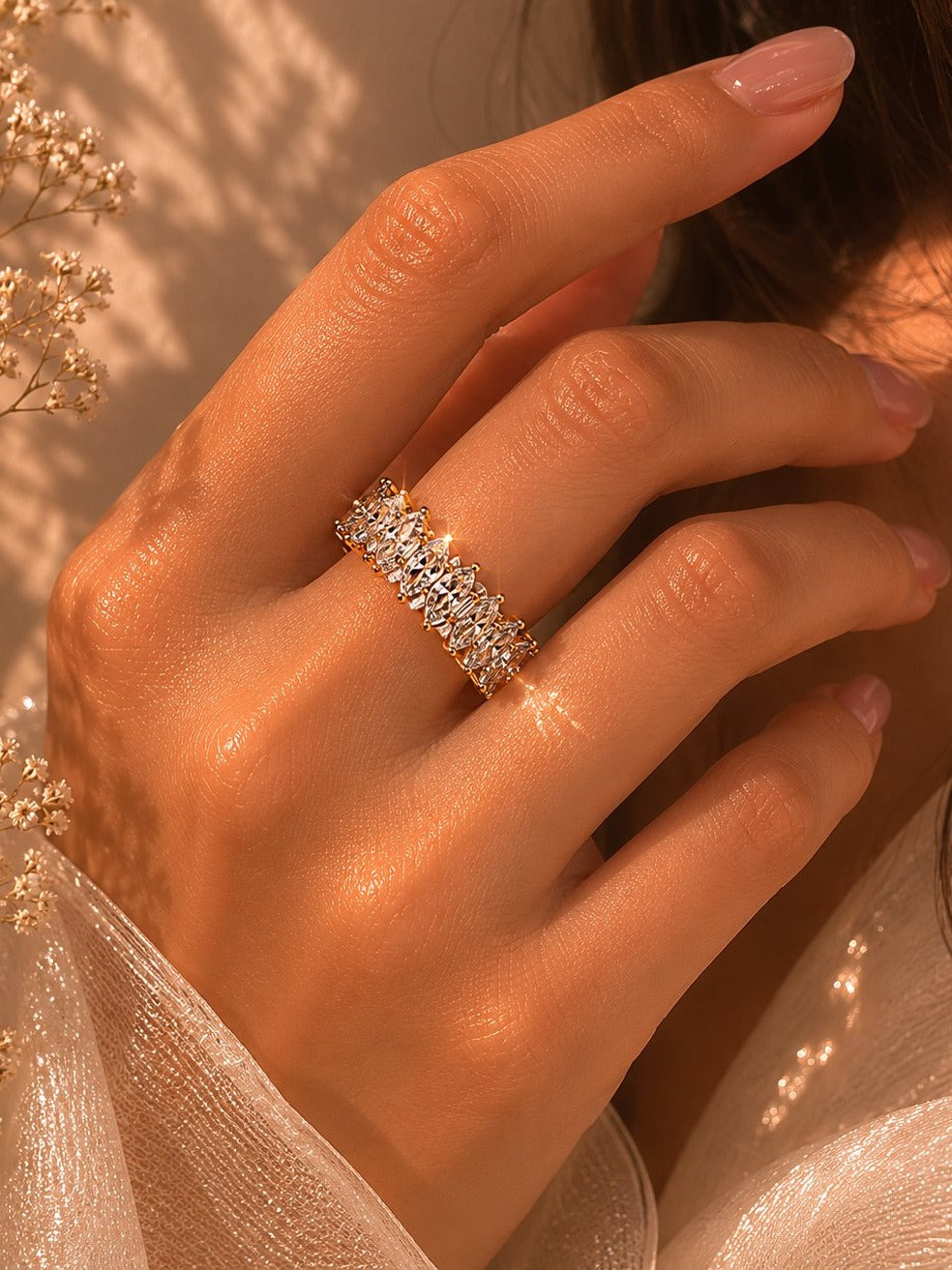 Marquise Crystal ring