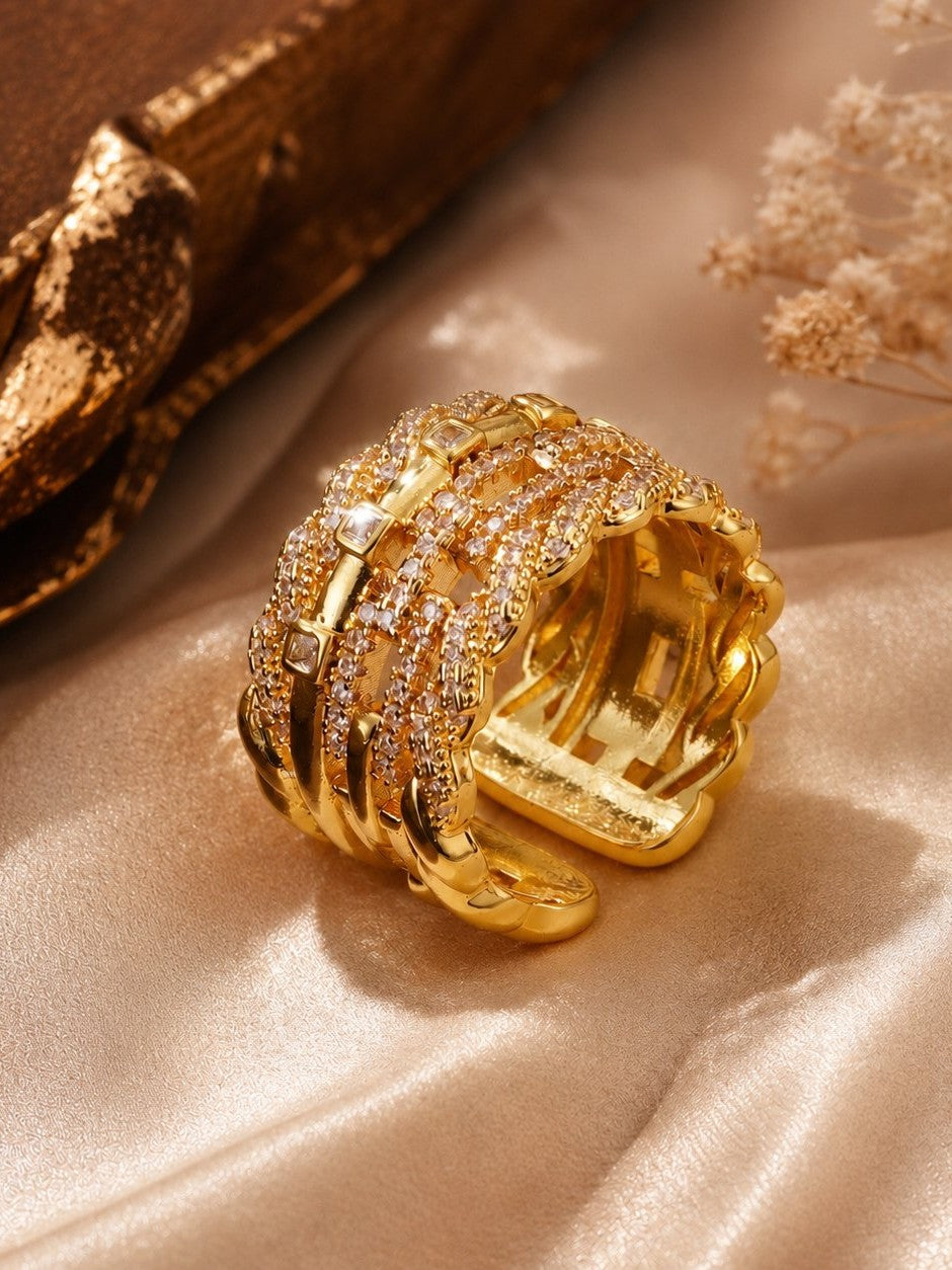 Multi Band Statement Ring