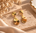 Golden Teardrop Earrings