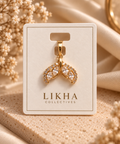 Crystal Leaf Pendant