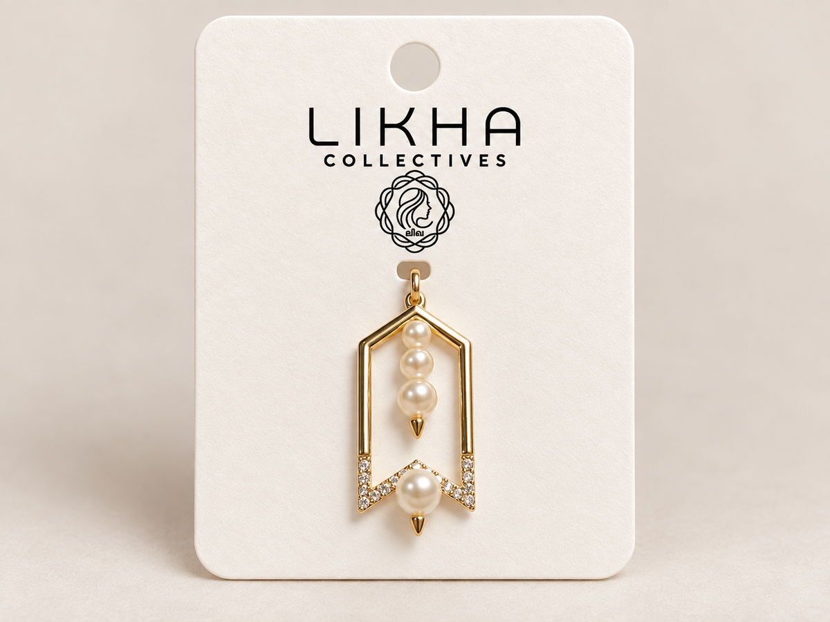 Pearl Geometric Pendant