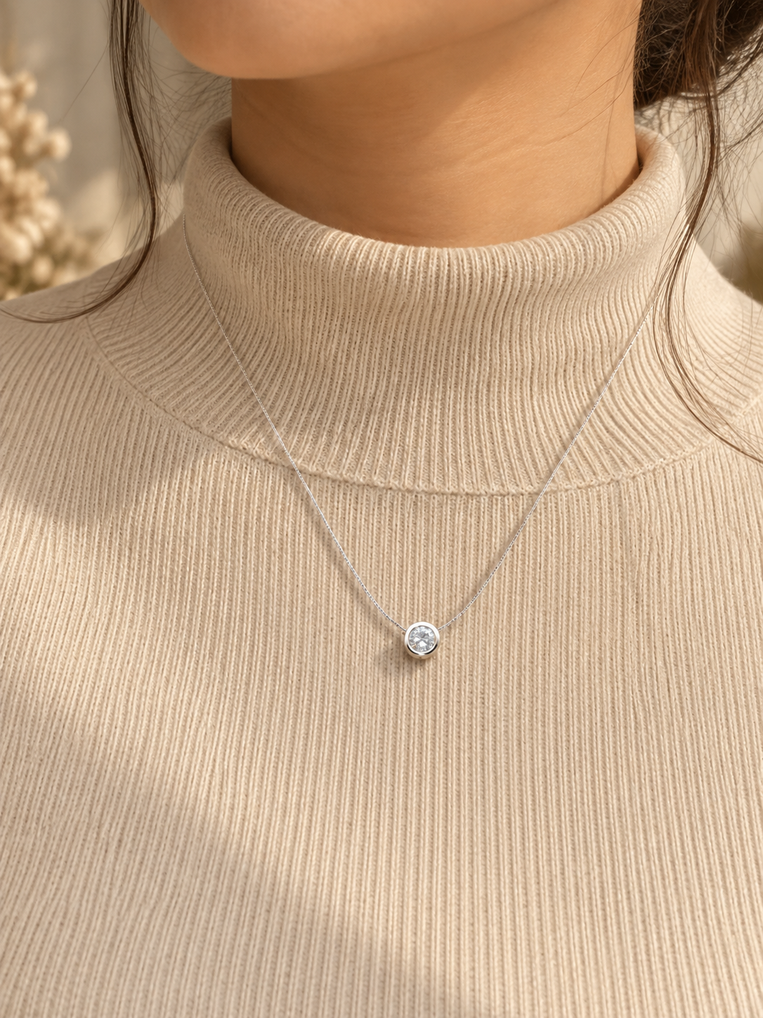 Solitaire Whisper Necklace ✨