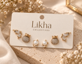 Golden Trio Stud Set