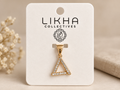Crystal Triangle Pendant