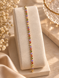 Rainbow Crystal Tennis Bracelet