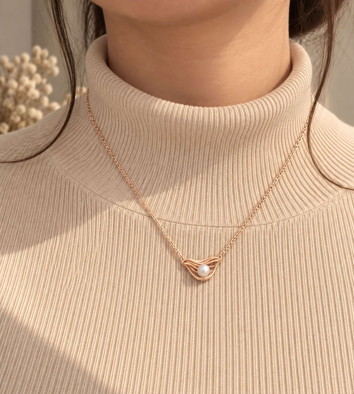 Pearl Nest Necklace