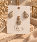 Royal Crystal Teardrop Set