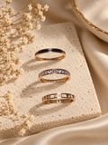 Lustre Trio Rings